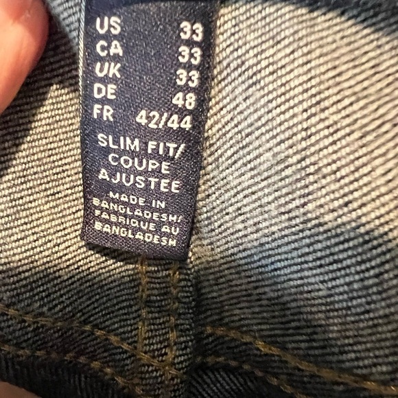 WJ2. Lands End Women's Not Too Low Rise Slim Jeans 33 - Picture 5 of 7